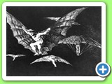 6.3-12 Goya - Los Disparates (Estampa 13) Modo de Volar (1815-23)